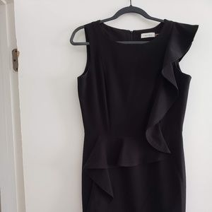 Black Calvin Klein Knee Length Dress, size 6